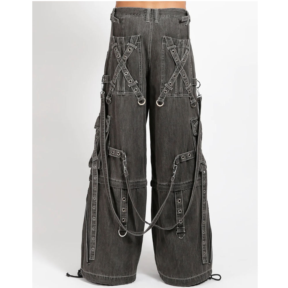 Tripp NYC Tripp NYC - XStrap Denim Wide leg trousers - Zip- off